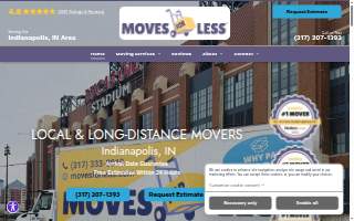 Moves For Less of Indianapolis website