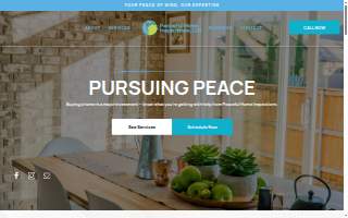 Peaceful Home Inspections website