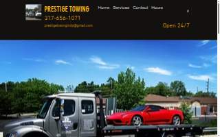 Prestige Towing website