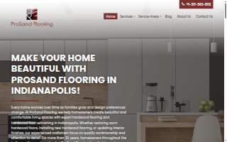 ProSand Flooring website