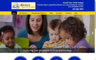 Riviera Daycare & Preschool website