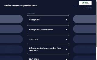 Senior Home Companions website