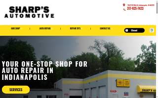 Sharps Automotive website