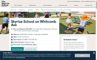 Skyrise School on Whitcomb Ave website