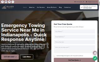 Sluss Towing and Transport website