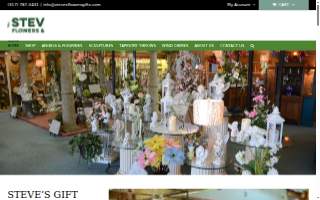 Steve's Flowers & Gifts website