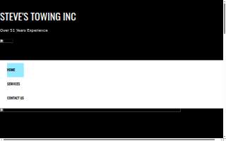 Steve's Towing, Inc website