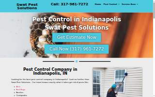 SWAT Pest Solutions website