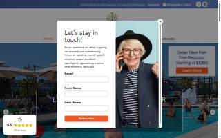 Sycamore Reserve Senior Living website