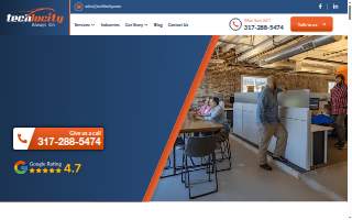 Techlocity | Managed IT Services Indianapolis website