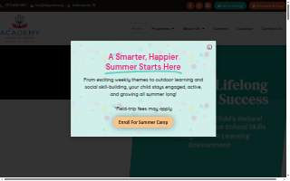 The Academy for Young Achievers website