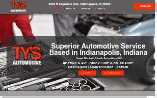 Ty's Automotive website