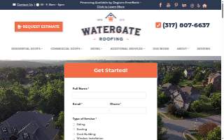Watergate Roofing website