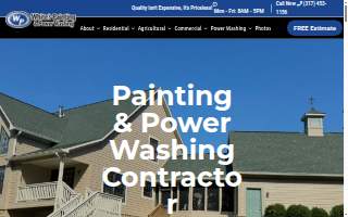 White's Painting and Power Washing website
