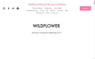 Wildflower Physical Therapy & Wellness website
