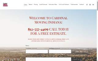 Cardinal Moving Indiana LLC website