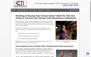 CTI Home Inspection website
