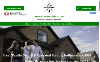Dubois County Title Co website