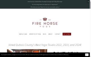 Fire Horse Yoga website