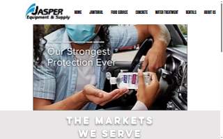 Jasper Equipment & Supply website