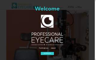 Professional Eyecare Associates, LLP website