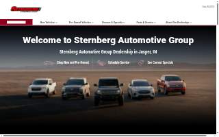 Sternberg International Truck Sales & Service of Jasper website