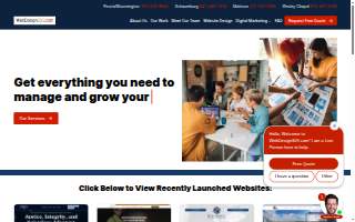 WebDesign309.com of Morton website