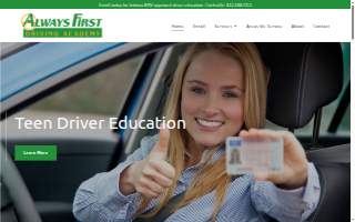 Always First Driving Academy of Jeffersonville website