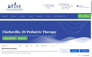 Associates In Pediatric Therapy - Clarksville website