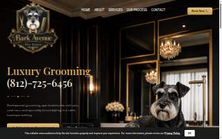 Bark Avenue Pet Salon website