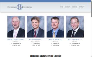 Heritage Engineering website