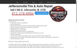 Jeffersonville Auto Repair website