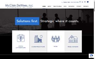 McClain DeWees, PLLC- Indiana website