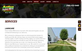 Action Outdoor Maintenance website