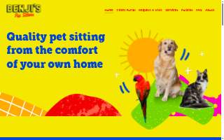 Benji's Pet Sitters website