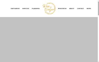 City of Firsts Cremation and Funeral Services by Rose and Geiger website