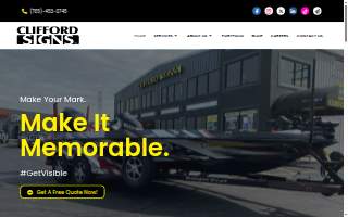Clifford Signs Inc. website