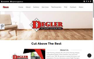 Degler Flooring website