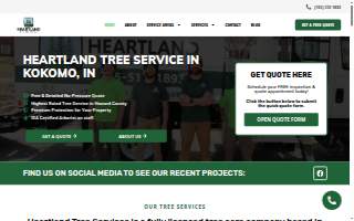 Heartland Tree Service website