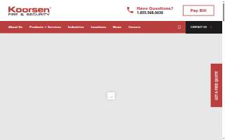 Koorsen Fire & Security of Dover website