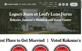 Legacy Barn website