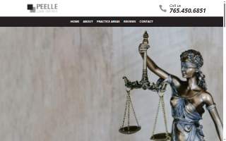 Peelle Law Office website