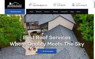 Alco Exteriors, LLC website