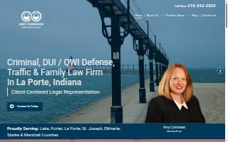Amy Commean Law website