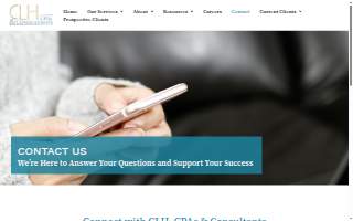 CLH, CPAs & Consultants (La Porte, IN) website