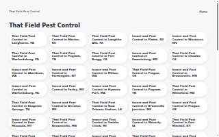 Hatfield Pest Control website