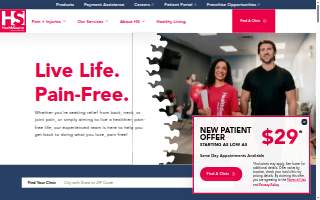 HealthSource Chiropractic of Crofton website