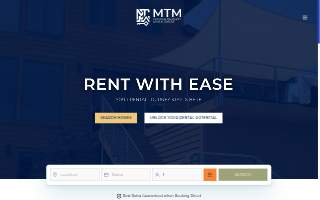 MTM Premier Property Management website