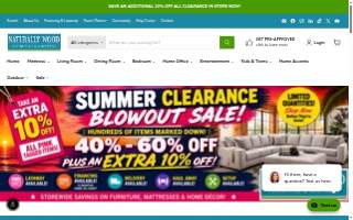 Naturally Wood Furniture Center of La Porte website