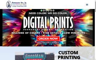 Reprographic Arts Inc of La Porte website